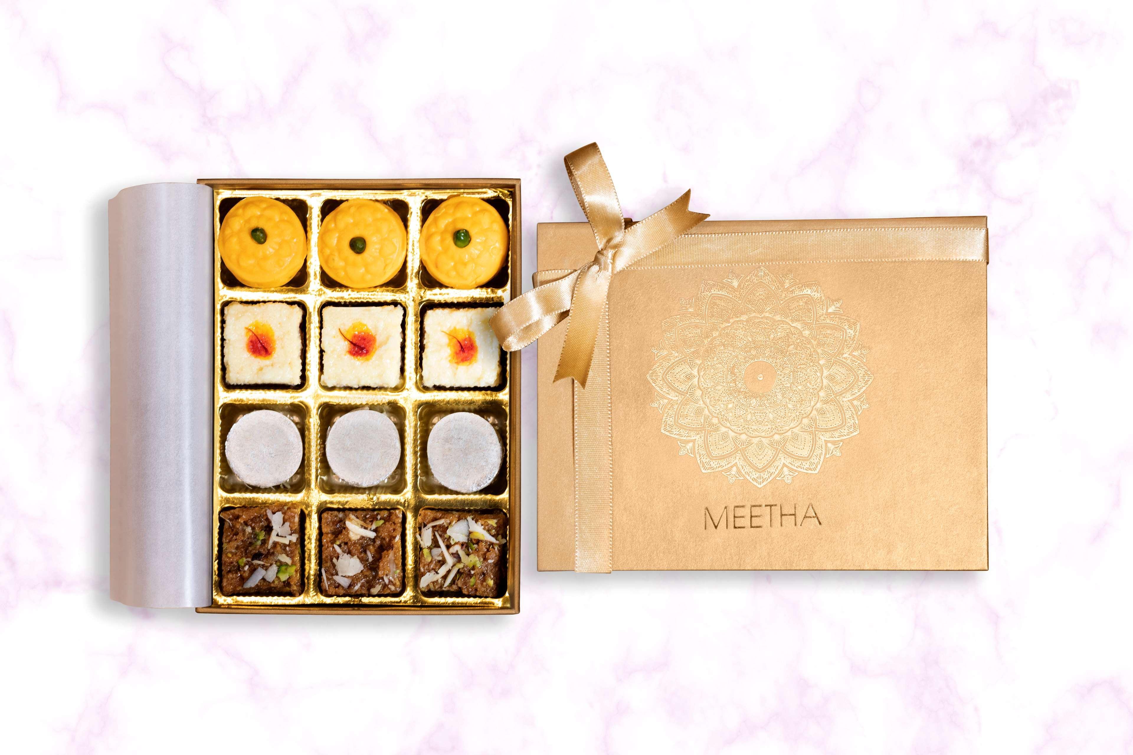 Radisson Hyderabad Hitec City Dış mekan fotoğraf A box of assorted Indian sweets